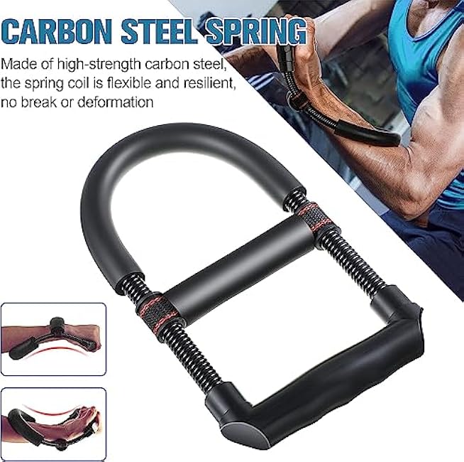 Forearm Exerciser, 1Pcs Wrist Strengthener with Adjustable Resistance for Improving Strength, Hand Grip Exerciser Strengthener Home Gym Workout Equipment for Beginners & Pro