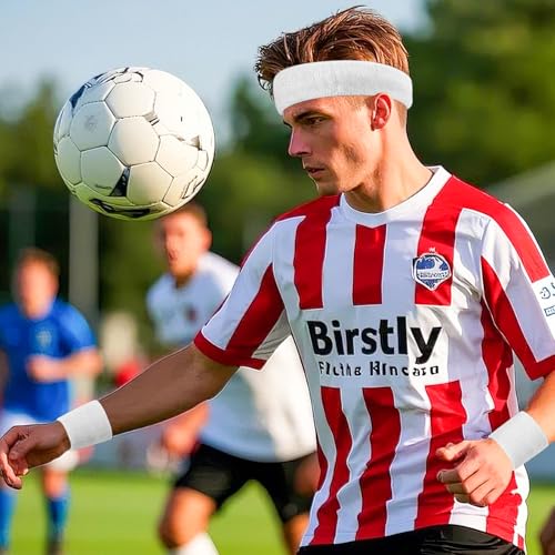 beace sweatbands sports wristband for men amp women -8pcs moisture wicking athletic cotton terry cloth sweatband for tennis basketball running gym working out