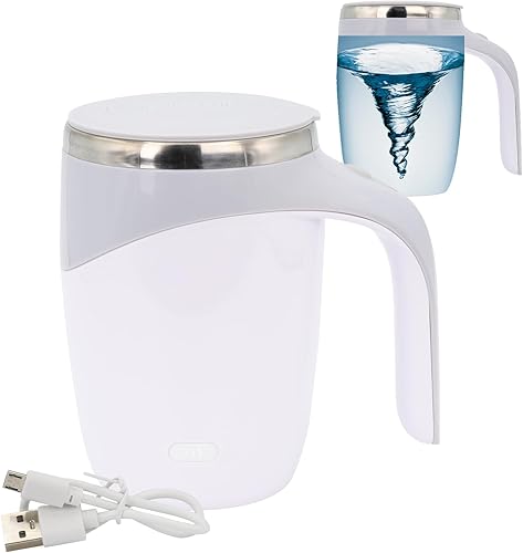 Miniatura 1 de Taza autoagitadora  Taza de café eléctrica magnética automática recargable, taza giratoria para mezclar, para remover oficina, cocina, viajes,