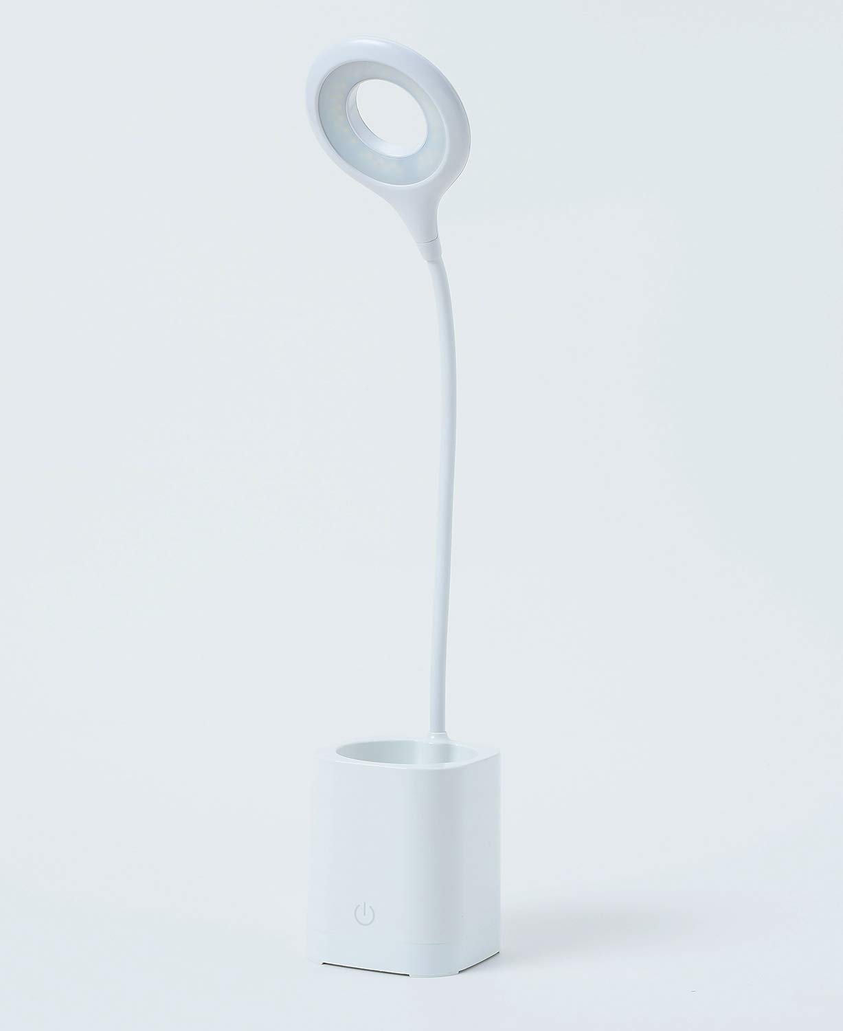 Home Pro Desk Lamp With Pen Container, White