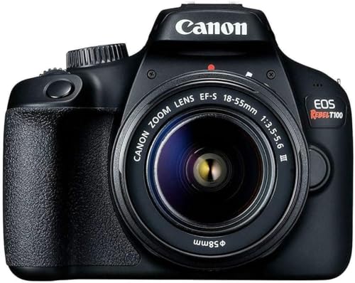 Canon EOS Rebel T100 EF-S 18-55MM F/3.5-5.6 is II Lens KIT (Renewed) - Image 4