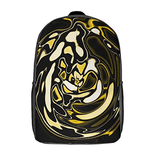 Sac à dos imprimé 3D Swirl parfait pour l'école, le sport et les loisirs