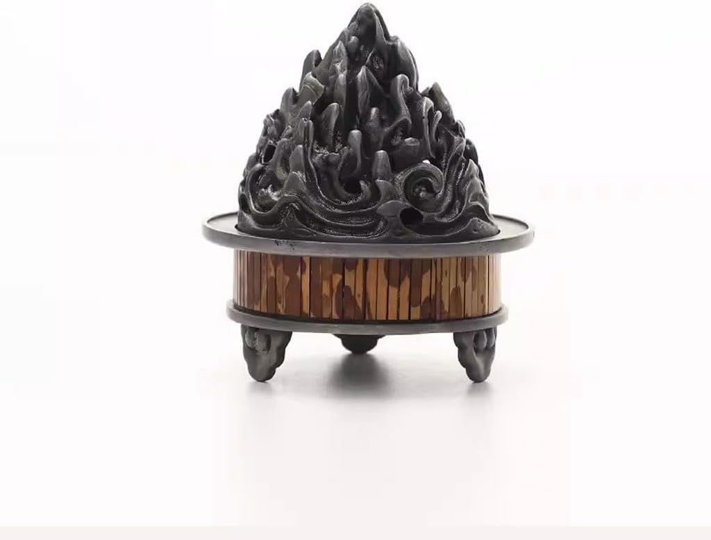 Incense Holder Incense Burner Incense Waterfall Home Indoor Antique Creative Aromatherapy Furnace Tea Ceremony Tower Incense Burner Incense Road Desktop Decoration Incense Burner Backflow Incense Burn