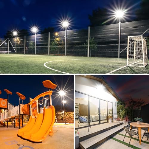 LED Strahler Außen,50W 5000LM Superhell Spotlight Außenleuchte Flutlichtstrahler (6500k Kaltweiß)… – Ansicht 6