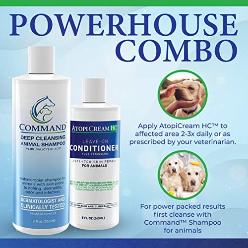 Vetrimax Atopicream Hc 1% Hydrocortisone Leave-On Conditioner Lotion For Dogs, Cats And Horses #TOP5