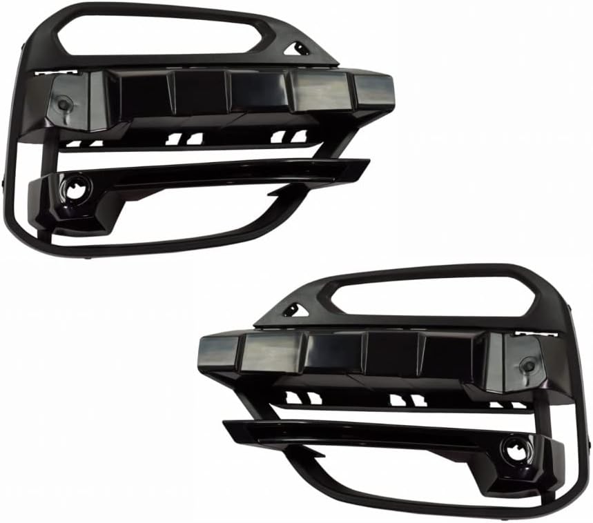 For BMW X3 2018 2019 2020 2021 Bumper Cover Grille Passenger Side | Front | Lower | w/Park | Textured/Gloss Black | Made of ABS Plastic | Replacement For BM1039209 | 51117420872