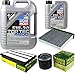 Produktbild Filter Set Inspektionspaket 6 Liter Liqui Moly Motoröl Top Tec 4600 5W-30 MANN-FILTER Innenraumfilter Luftfilter Ölfilter