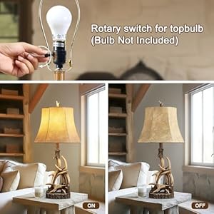 27.25'' Rustic Antler Table Lamps for Living Room with USB A + C Charging Ports Western Cabin Bedside Lamps for Bedroom Nightstand Lamps with Faux Leather Lampshade, Single, Bulb Not Included 2725 Rustic Antler Table Lamps for Living Room with USB A C Charging Ports Western Cabin Bedside Lamps for Bedroom Nightstand Lamps with Faux Leather Lampshade Single Bulb Not Included