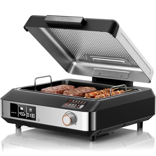 Kismile 2-in-1 Smokeless Grill