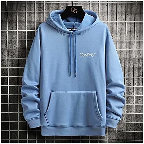 Amazon.com: Sudadera con capucha para hombre, estilo de Inglaterra, estilo  coreano, suelta, con capucha, para hombre, informal, color azul, talla L :  Ropa, Zapatos y Joyería