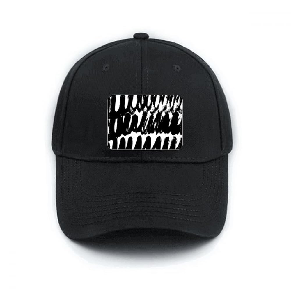 Casquette de baseball classique ajustable texture incurvée Art déco pour adulte - 4