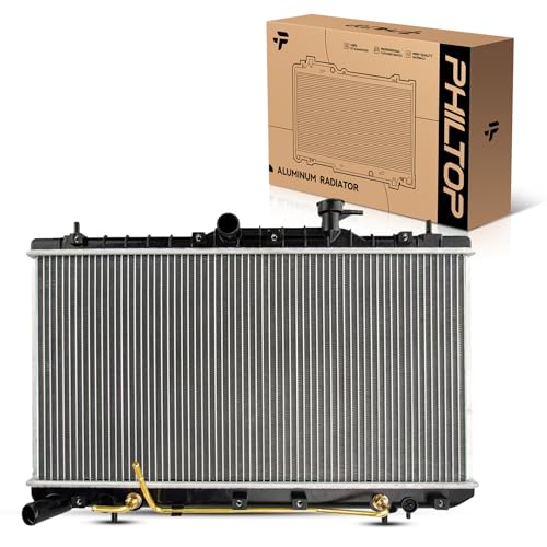 Image of PHILTOP Core Radiator Compatible with 2001-2005 Accent, 2000 Accent 1.5L Transmission Oil Cooler Included