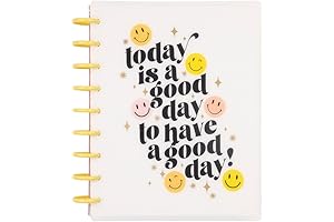 The Happy Planner Big Smiley Face Disc-Bound Academic Planner