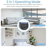 SMARTERCURRY 2-Kanal Smart WLAN Relais Schalter Unterputz 4 Stücke – Ansicht 2