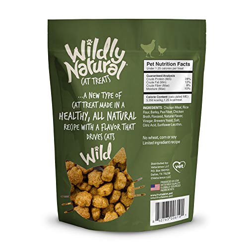 Fruitables Wildly Natural 2.5 Ounce Grain Free Chicken Treat for Cats Pack of 3 - Thumbnail 2