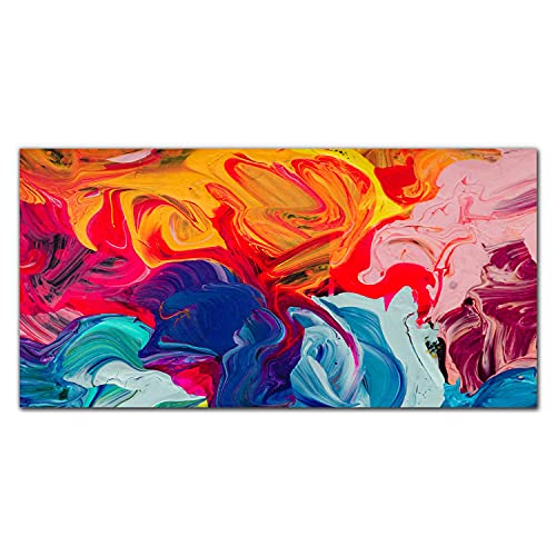 Tableau en verre Coloray 100x50 cm pour remplacer les cadres fragiles
