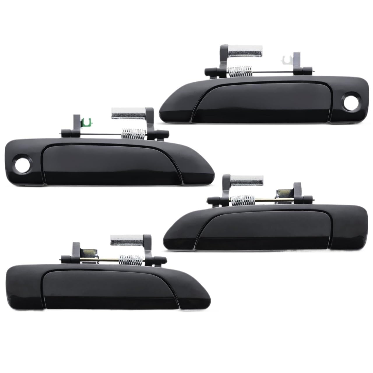 BQWYEDPL 4PCS Car Outside Exterior Door Handle Front Rear Driver Passenger Fits for Honda Fits for Civic Sedan 2001-2005 Car Door Latch Handle
