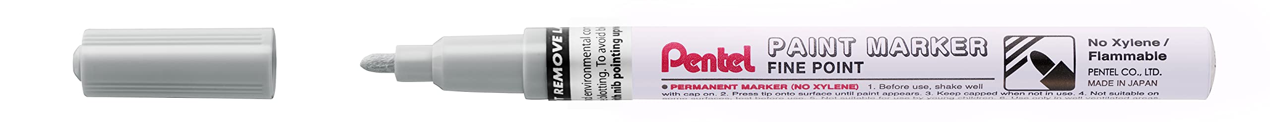 Pentel Bullet Paint Marker Fine - Grey