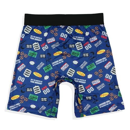 INTIMO Seinfeld Boxer Briefs Men's No Soup for You TV Show Quotes Snug Fit Underwear4