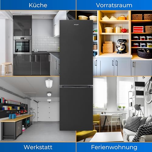 Exquisit Koel-vriescombinatie KGC265-70-NF-040C inoxlook-az | 253 l volume | koelvriescombinatie No-Frost | deuraanslag verwisselbaar | koelvriescombinatie vrijstaand - Image 6