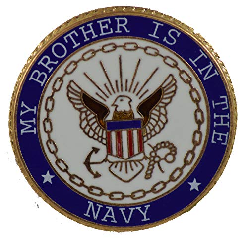 MY BROTHER IS IN THE NAVY PIN OR HAT PIN - Size 7/8