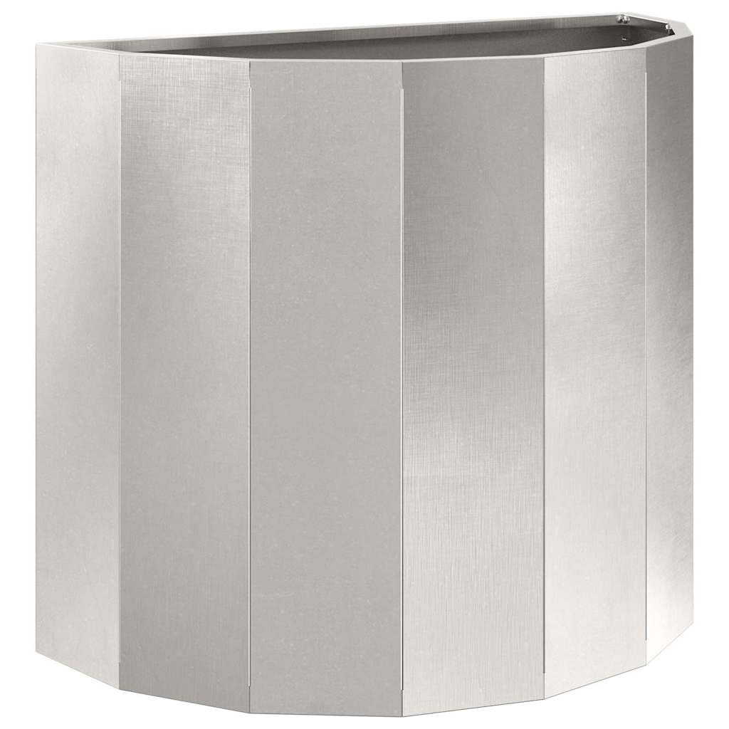 Pot de fleur demi-lune extérieur en acier pour sublimer votre jardin et terrasse