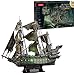 Produktbild HLFGJE 3D Puzzle Piratenschiff Segelschiff Modellbausatz,Pirates of The Caribbean Toy,Geisterschiff Modell, Modell für Fliegender Holländer Piratenschiff, Ghost Green LED,69CM,360PCS