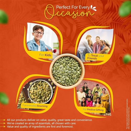 Image of NatureGarden Raw Pumpkin Seeds 100g Pack of 2 | Protein-Rich Superfood | High Fiber Non-GMO | Healthy Snack for Weight Loss | Vegan Keto Gluten-Free | Immunity Booster | Natural Seeds for Eating