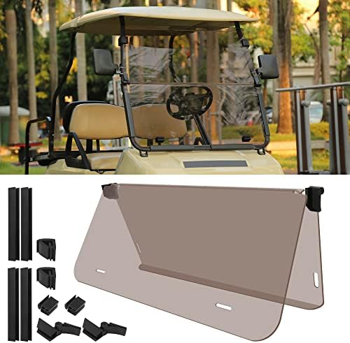 10L0L Tinted Windshield for Club Car DS 1982-2000 Models