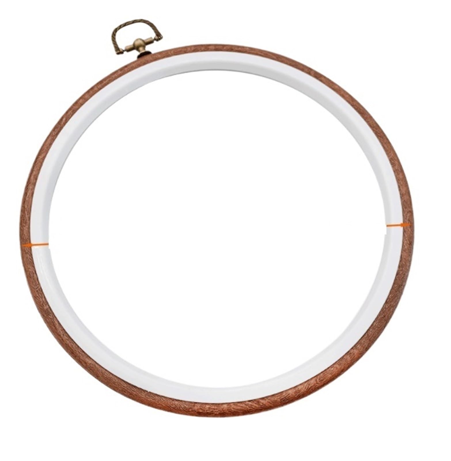 CQAHDSEVF Embroidery Hoop Circle, Mini Embroidery Hoop Set Multicolor Wood Plastic RoundOval Hoops Cross Stitch Needlecraft(Color 7)
