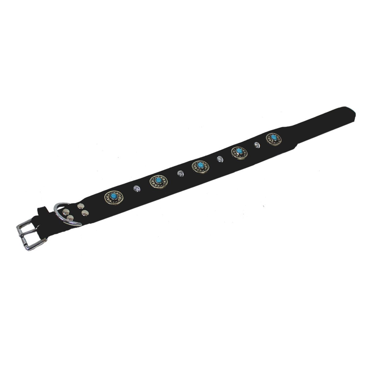 MICHUR Alonzo Hundehalsband Leder Schwarz Breit