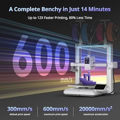 (Bundle Anycubic Kobra X) Anycubic Kobra X 3D Printer + ANYCUBIC PLA Filament 4KG Black + White + Blue + Red, Easy One-Click Printing