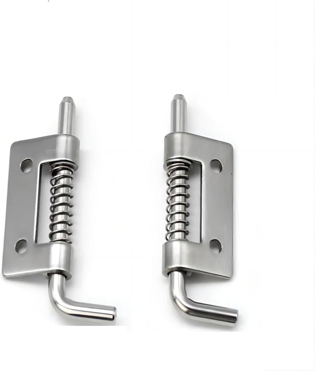 1Pcs CL225-1 Stainless Steel Welding Industrial Spring Hinges for Electric Cabinet Door Iron Color Box SmalI Hinges with Springloaded(Transparent)