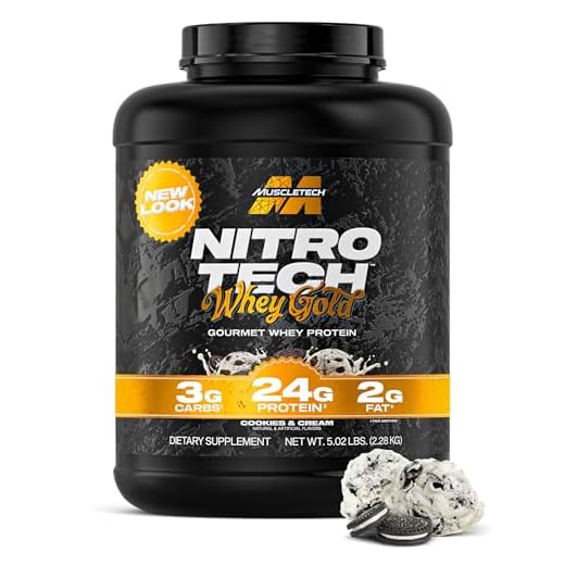 Muscletech Whey Gold Nitro Tech Cookies And Cream (Biscoito E Creme) 2.27 Kg