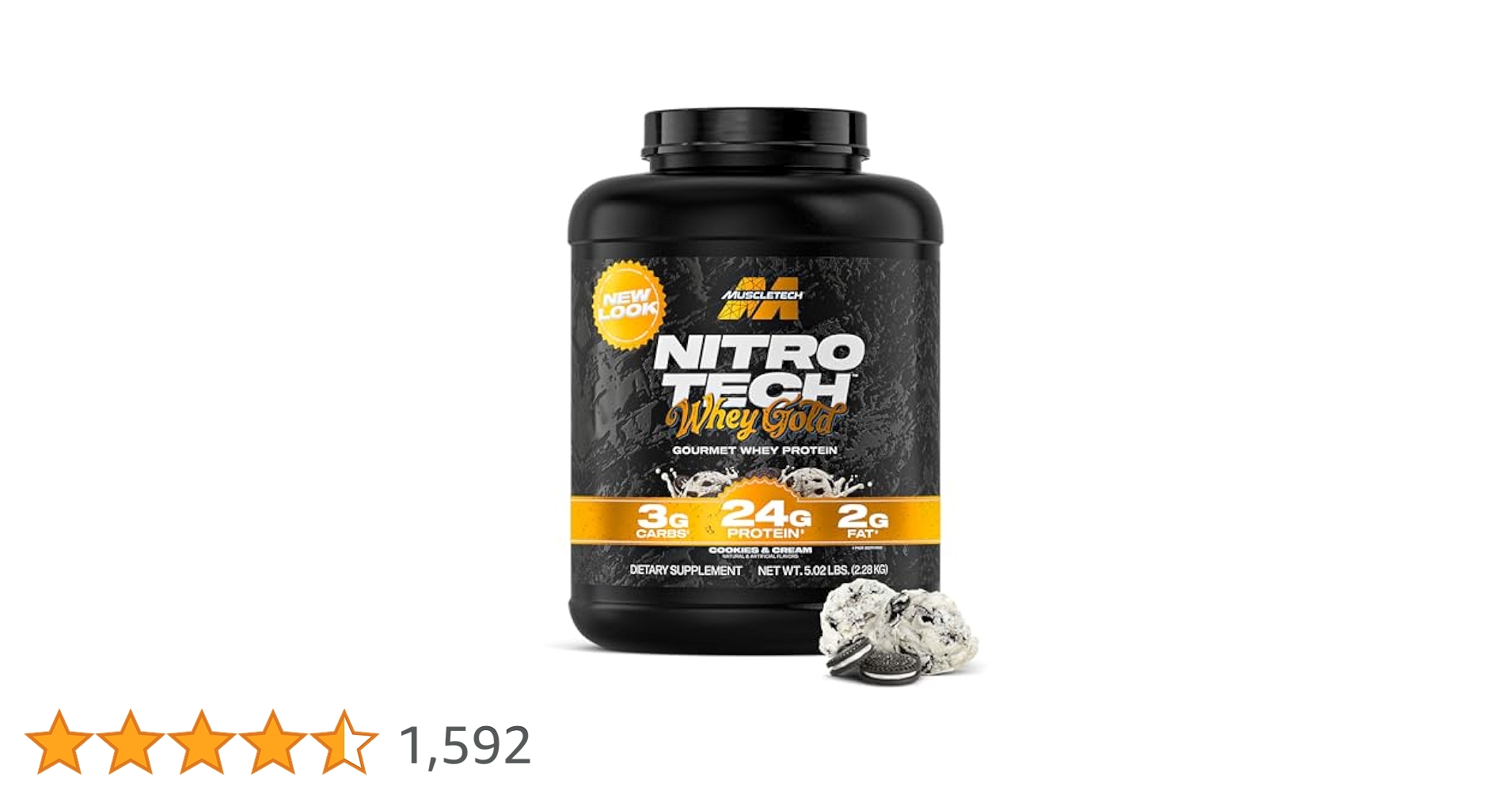 Amazon | ナイトロテック100％ホエイゴールド 2.51kg (Nitrotech