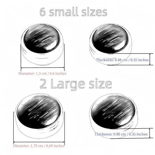 8pcs Shirt Button covers Men Button cover Cats Eye Effect Button cover Dress Shirt and Tux Shirt Accessories Shirt Studs alternatives Birthday Christmas Wedding Gifts(Silver yellow)4