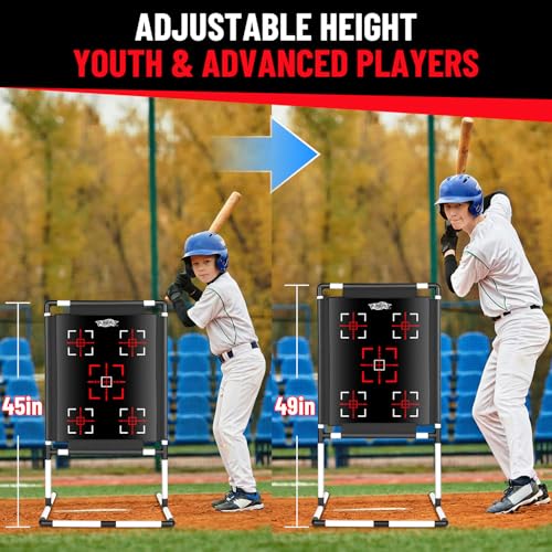 Dual-Sided Baseball Strike Zone Target,Adjustable Height by PLAYAPUT - Used condition - Image 4
