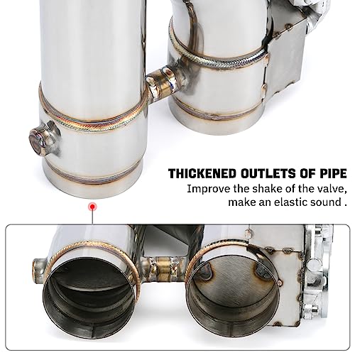 Pqy CT93-30 Universal 3 Inch Stainless Steel Exhaust Pipe Kit thumb #3