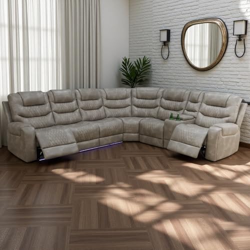 Living Room Furniture Set, Power Reclining Sofa Set, Air Leather