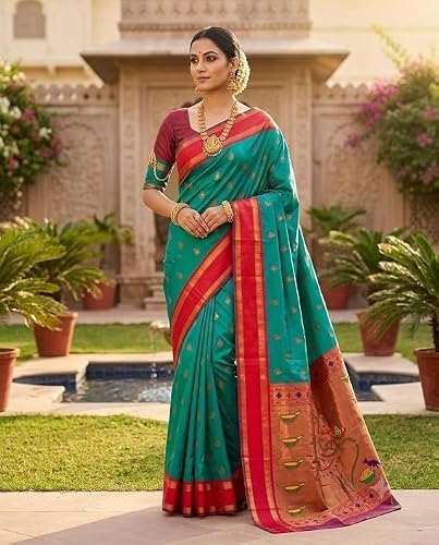 Veglari kanjivaram silk saree – image 4