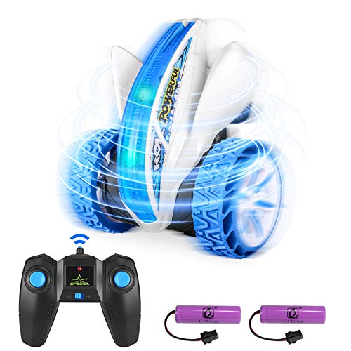 HOLIFLY Remote Control Car for Kids - RC Stunt Car for Boy Toys, 360 Degree Rotation Flip and Roll, RC Racing Cars Toys for Boys Girls,Ideal Gift for Christmas and Birthday