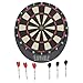 Arachnid Lightweight Electronic Dartboard with LCD Scoring Displays, Heckler Feature, 8-Player Scoring and 21 Games with 65 Variations , Black, 18.5L x 17.5W x 6.75D in.