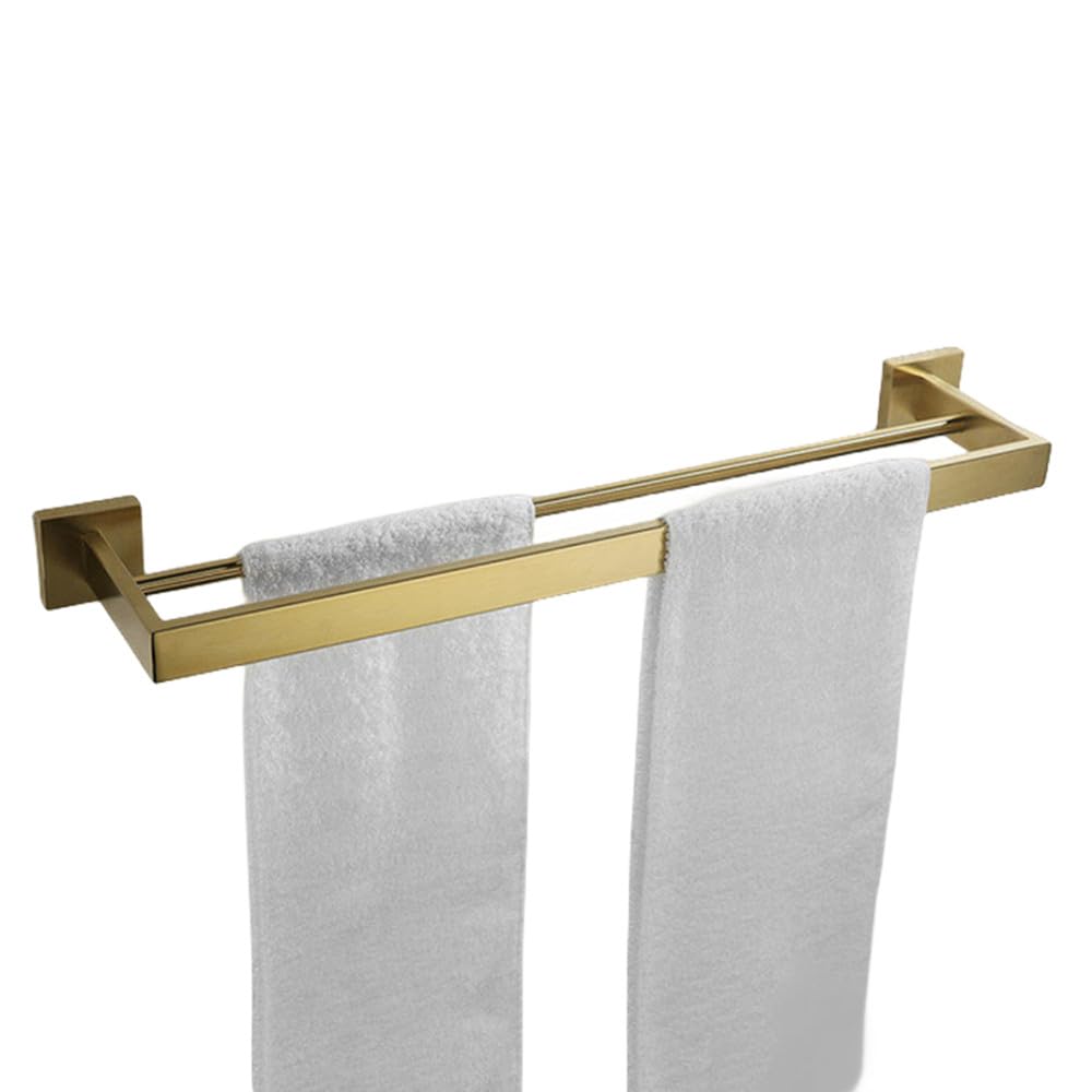 Matériel de salle de bain or brossé pour une décoration moderne et épurée