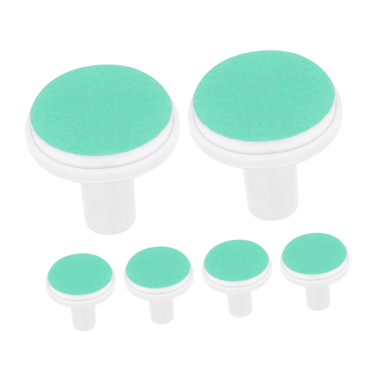 FOMIYES Electric Nail Grinder Pads for Baby 6pcs Nail Buffer Replacement Heads