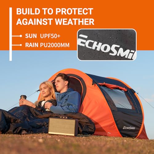 EchoSmile 2 Person Easy Setup Tent