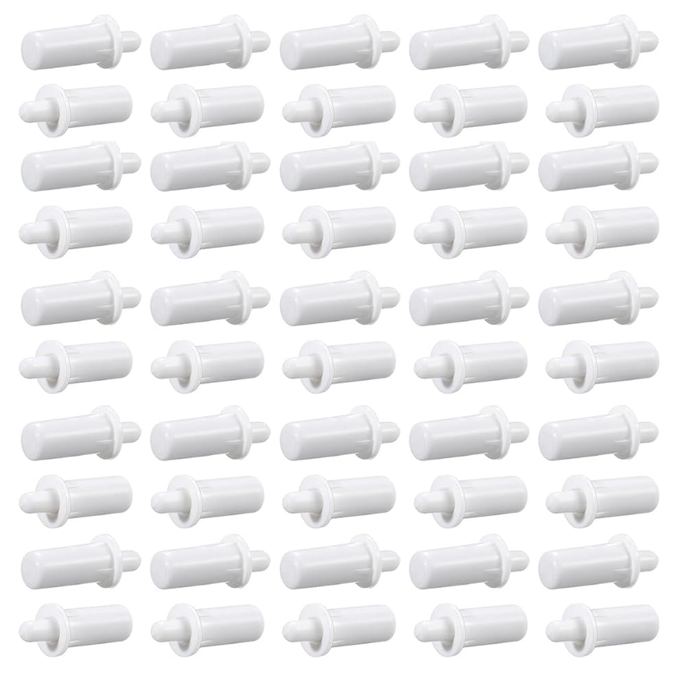 Aundhegrtt White Plantation Shutter Pins Spring Loaded Plantation Shutter Fasteners For Window Cabinet, Movable Blade, Blind Slats