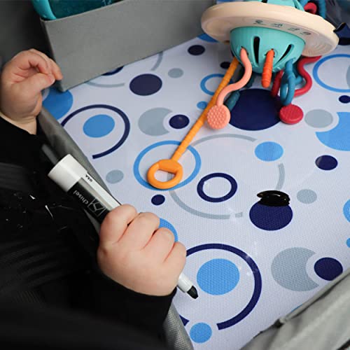 Image of Acorn Baby Foldable Backseat Car Tray Table - Road Trip Must Haves Car Seat Activity Trays - Car Seat Travel Tray