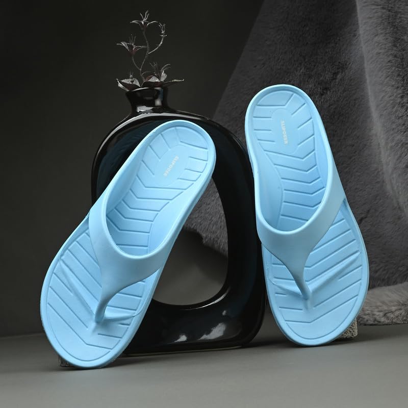 Image of SLIPOVER Flip Flop (W Boost) Slippers for Women Stylish|Comfortable|Soft|Lightweight|Anti-Skid|Arch Support|Lab Tested|Casual|EVA Slippers|Sandals|Chappals, Ideal for: Womens|Girls