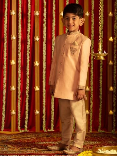 Image of VASTRAMAY Boy's Blended Sherwani Set