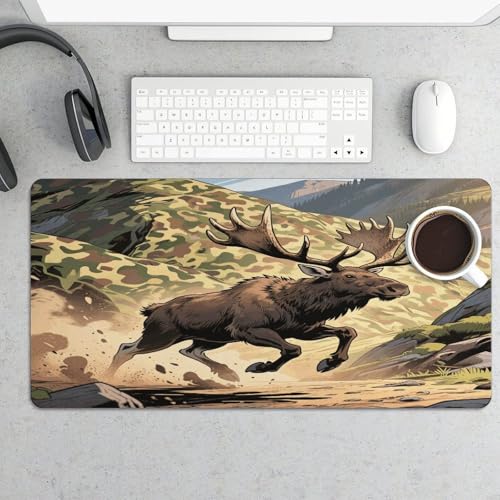 Hunting Camo Deer Desk Mat Large Rubber Mouse Pad miniatura 5